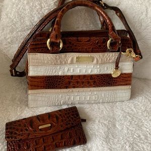 Brahmin Handbag with matching Wallet